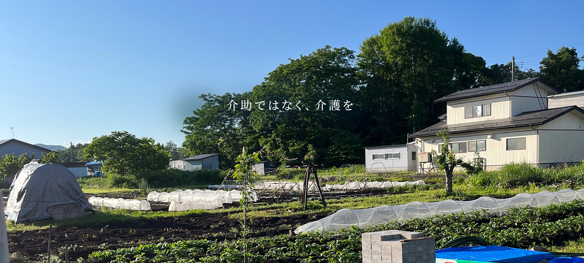 介助ではなく、介護を